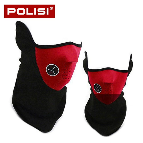 POLISI Лыжная ветрозащитная удерживающая тепло маска