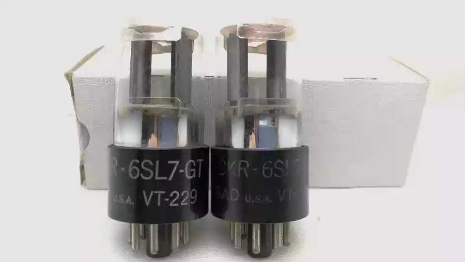 New US RCA 6SL7 Electronic Tube Generation Soviet Twilight 6N9P 5691 ECC35 ECC35 6H9C offers pairing