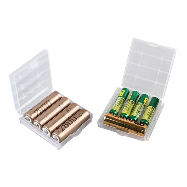 Battery storage box No. 5 AA No. 7 AAA18650 universal 18350 tip plus plate (6 packs can be mixed)