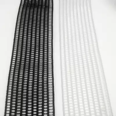 1 5-10cm black and white mesh elastic band ribbon ribbon handmade headwear hair accessories
