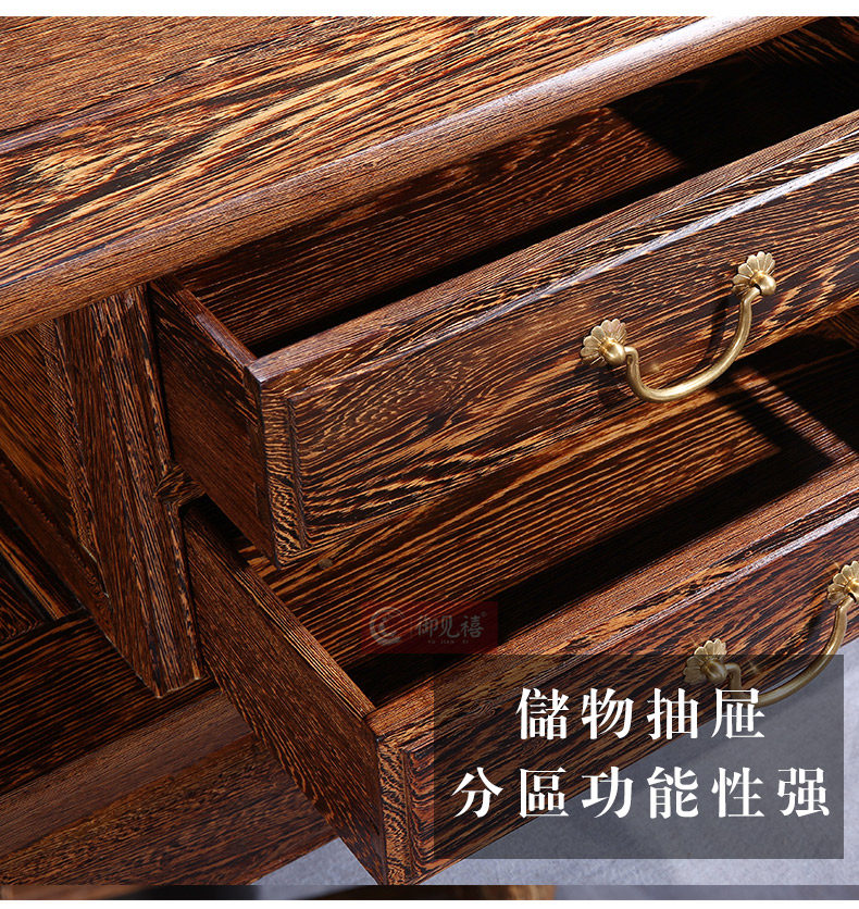 Махогани диван 御见禧红木圆通贵妃沙发转角组合新中式全实木客厅家用鸡翅木家具