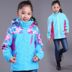 Quần áo trẻ em nữ mùa đông 2018 mới cho trẻ em lớn có thể tháo rời dày cộng với áo khoác ba trong nhung áo khoác chống nắng trẻ em Áo khoác