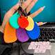 Sensory Stone Adhd Student Adult Exam Hyperactivity Relief Anxiety Decompression Artifact Concentration Training Silicone Toy