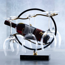 Red wine cup holder creative home tall cup holder European wine cup holder inverted hanging rack hanging cup holder upside down wine holder