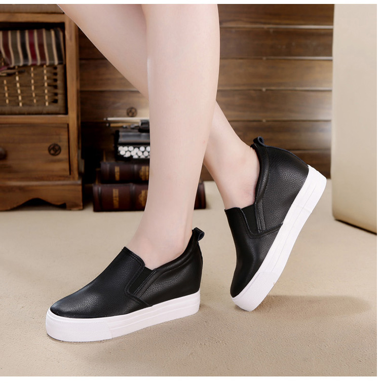 Giày xuân hè 2019 và giày microfiber mới dành cho nữ Giày cao gót phiên bản Hàn Quốc tăng giá giày cao gót giầy dép