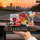 Bubble Mart Star временная парковочная пластина движущийся номерной знак телефона украшение центральной консоли автомобиля для девочек автомобиль подарок