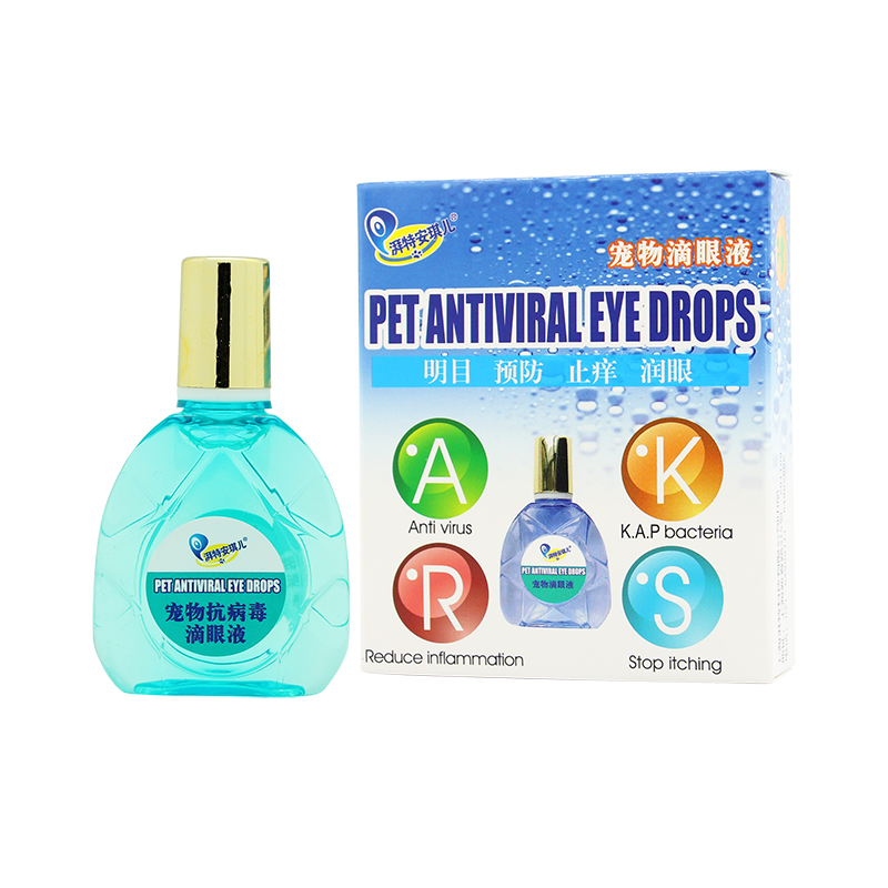 Angel pet chống vi-rút thuốc nhỏ mắt chó mèo viêm kết mạc viêm giác mạc nước mắt chống viêm mắt - Thuốc nhỏ mắt rohto antibacterial