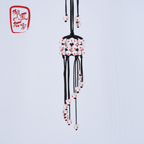 Yufeng Maoke Japanese original hand-woven Japanese characteristic ceramic Zhaocai cat car accessories pendant