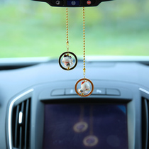 Yufeng cat guest lucky cat Golden Car pendant jewelry simple fashion cute interior decoration supplies