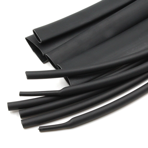 Высококачественная термоусадочная трубка Черная пламя изолированная трубка
