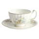 Bone China Cao cấp Sáng tạo Phnom Penh Trà đen Cà phê Cốc đĩa gốm Quà tặng đám cưới Tiếng Anh Bộ trà chiều - Cà phê