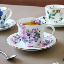 Bone China afternoon tea Coffee Black tea cup saucer Japanese creative ceramics Office gift gift Pink girl heart