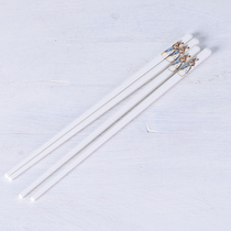 Porcelain chopsticks Home upscale light extravaganza One-chopstick anti-slip and mildew-proof white ceramic chopstick public chopstick delivered with Japan-ROK style