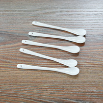 Pure white bone china coffee spoon mixing spoon