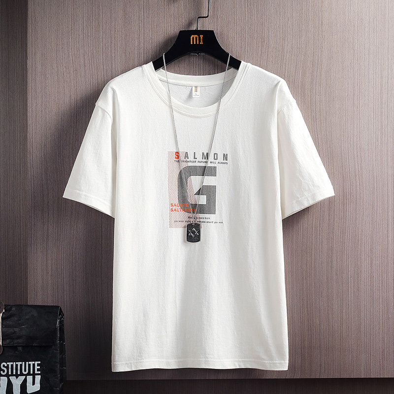 Support for Hon. Stark Summer short sleeves Men's pure cotton blouses Youth 100 Lap Tide-Compassionate Casual Round T-shirt