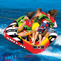 American WOW water inflatable sofa motorboat speedboat drag water inflatable drag coil toy 2-3 seats