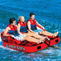 American WOW water inflatable drag coil motorboat speedboat drag water inflatable sofa three-seat inflatable cushion
