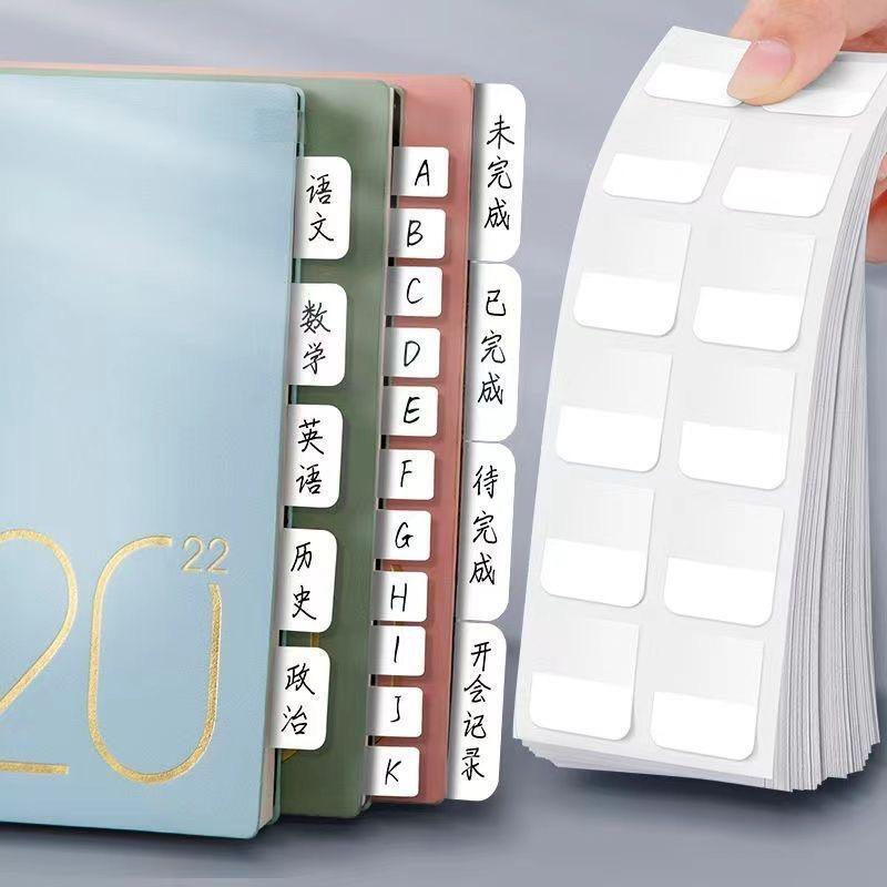 ins Pure White Index Tabs, Simple and High-End White Reusable Sticky Notes, Classification Indicator Sticky Notes, Small Cards for Student Marking ins Pure White Index Tabs, Simple and High-End White Reusable Sticky Notes, Classification Indicator Sticky Notes, Small Cards for Student Marking