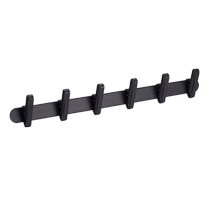 Kaiying punch-free space aluminum removable door hook coat hook sticky hook strong traceless wall hanger hook