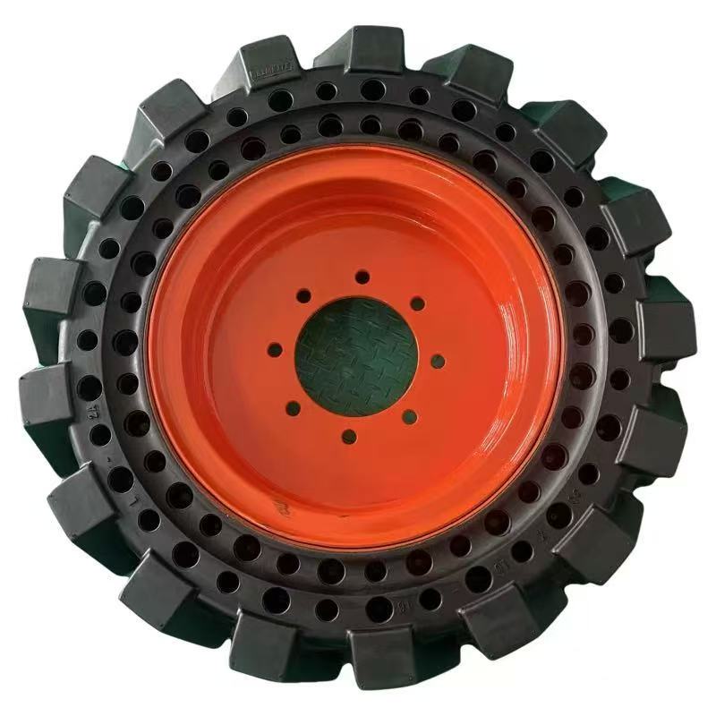Bobcat Skid Steer Loader Solid Tire 10-16.5 Case Skid Steer Sweeper Solid Tire Wheel Hub