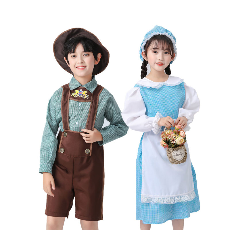 Children's Italian Traditional Clothing German Oktoberfest Clothing Kidsren's Dutch Clothing Performance Clothing Foreign Pastoral Style Children's Italian Traditional Clothing German Oktoberfest Clothing Kidsren's Dutch Clothing Performance Clothing Foreign Pastoral Style