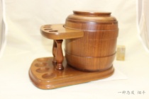 Second-hand American decatur walnut 4-hole tobacco humidifier pipe rack 2019801