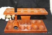 Second-hand American imported walnut 12-bit pipe rack xx186
