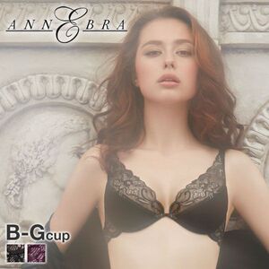 Слив B-G-код Annebra Velvet Velvet Luxury Lace 3/4 чашки собирает красивые груди много размером