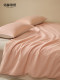 Mingdu Four-Piece Bedding Set, 100-Count Double-Strand Pure Cotton Brushed High-End Luxury Bed Sheet, Fitted Sheet, Duvet Cover, Bedding Set