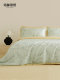 Mingdu Four-Piece Bedding Set, 60-Count Lenzing Tencel Lfh, All-Season Bed Sheet, Duvet Cover, Bedding - Fanting Whisper