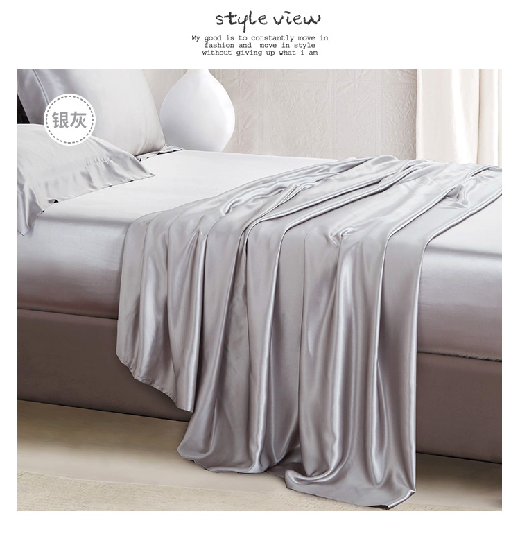 60 hai mặt Tencel tờ áo gối ba mảnh tờ mảnh duy nhất + pillowcase cặp thoải mái trơn tru ngủ ngủ thảm trải giường thay đệm