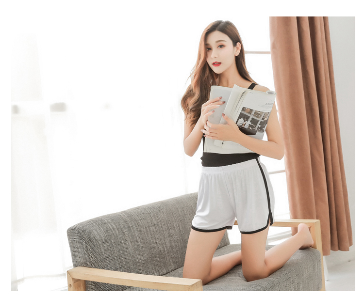 Pajama quần nữ mùa hè quần short mùa hè mỏng có thể được đeo bên ngoài lỏng kích thước lớn mùa hè thường phương thức ngắn nhà quần