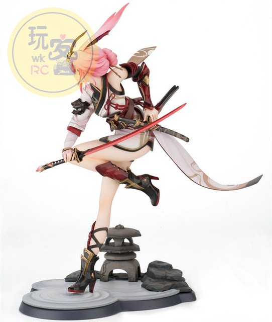 Honkai Impact 3 ຮູບ Mihayou Animation ສອງມິຕິ Honkai Academy True Flame Lucky Soul Yae Sakura Figure Model Ornament