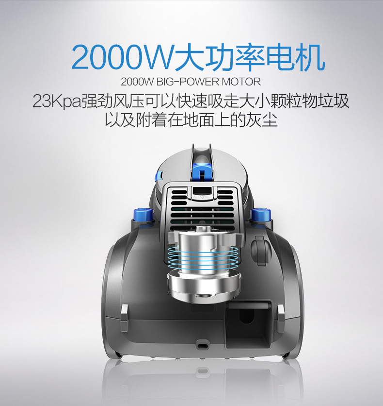 robot hut bui xiaomi Máy hút bụi gia đình Yili siêu mạnh công suất cao ngoài máy hút bụi ngang Máy hút bụi cầm tay nhỏ - Máy hút bụi máy thổi hút bụi