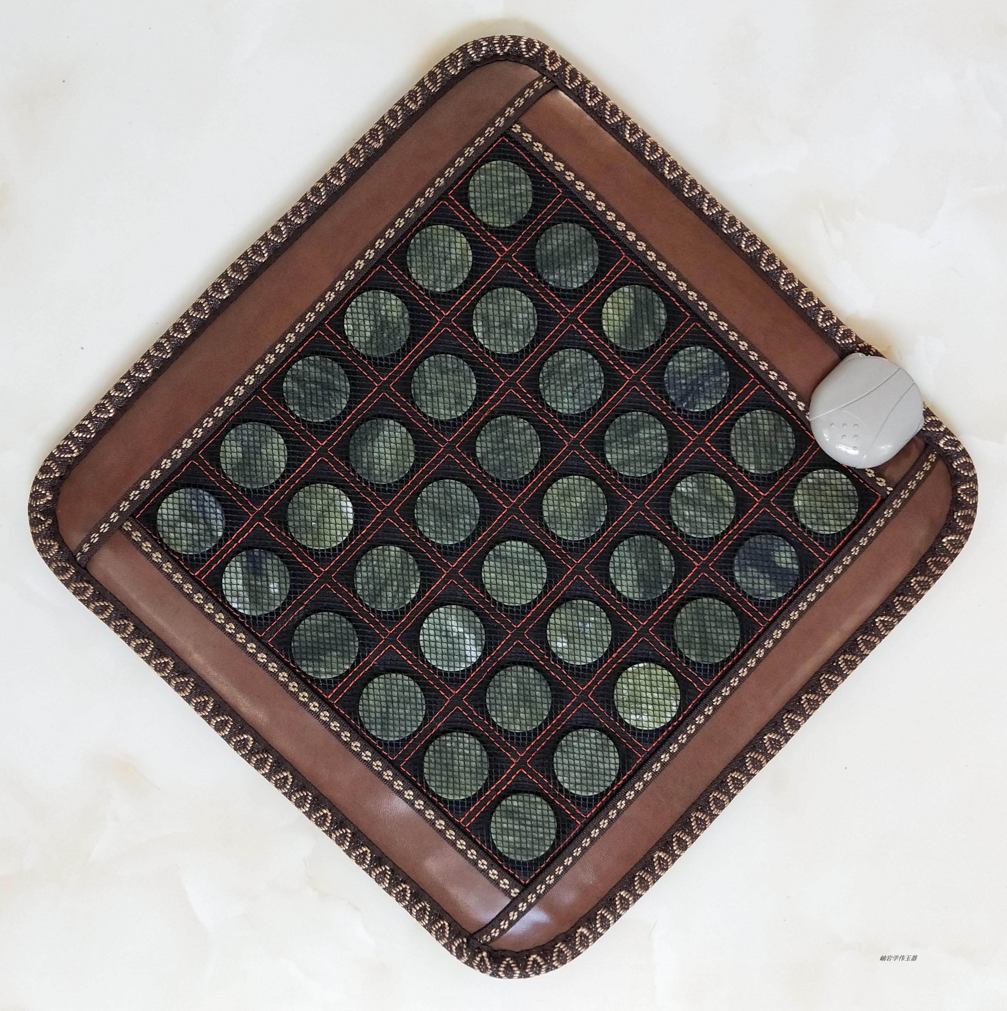 Jade cushion ochre heating sofa cushion electric heating massage cool cushion beautiful hip sofa cushion with jade sofa cushion special price