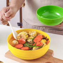 Soup Bowl Large Home 8-inch Bowl Mala Hot Bowl Drinking Soup Bowl Soup Bowl Soup Bowl Creative Commercial Plastic Bowl