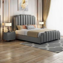 Nano technology cloth bed master bedroom light luxury modern simple cloth bed disposable 1 8 meters tatami double cloth bed