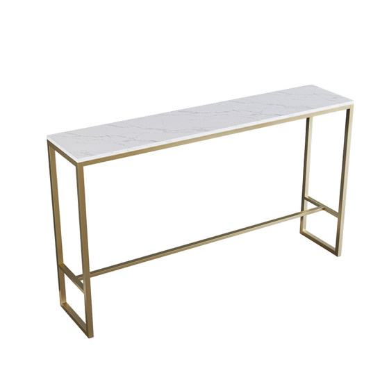 북유럽 간단한 바 테이블 밀크 티 숍 테이블과 의자 조합 바 테이블 벽에 기대어 높은 테이블 긴 테이블