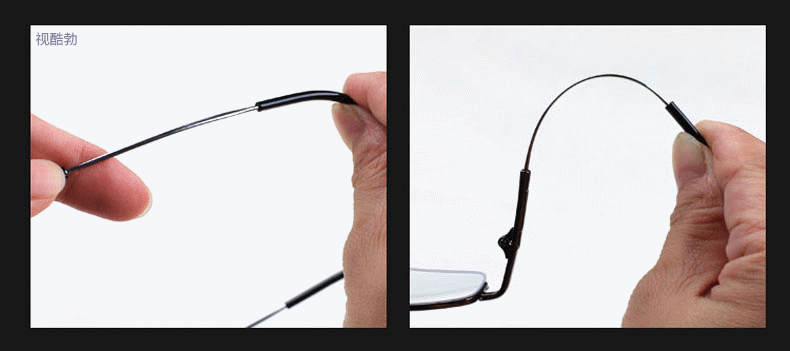 Bộ nhớ siêu nhẹ Vision hoàn thiện kính cận thị nửa khung phẳng 100/150/200/250 độ nam và nữ mẫu mắt kính rayban