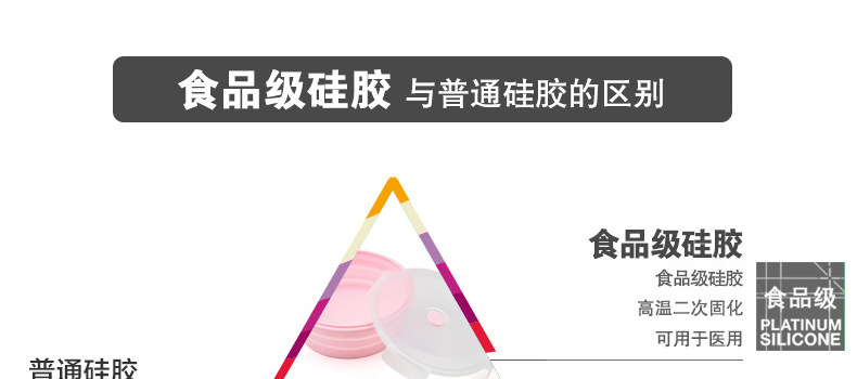 Gấp hộp ăn trưa du lịch cầm tay hoang dã bộ đồ ăn silicone bát mì ăn liền có thể thu vào rửa nước cốc du lịch cung cấp gấp bát - Hộp cơm điện sưởi ấm hộp cơm điện cầm tay đa năng bear