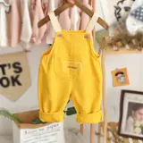 Осенний комбинезон подходит для мужчин и женщин, детские хлопковые штаны, детская одежда, в западном стиле