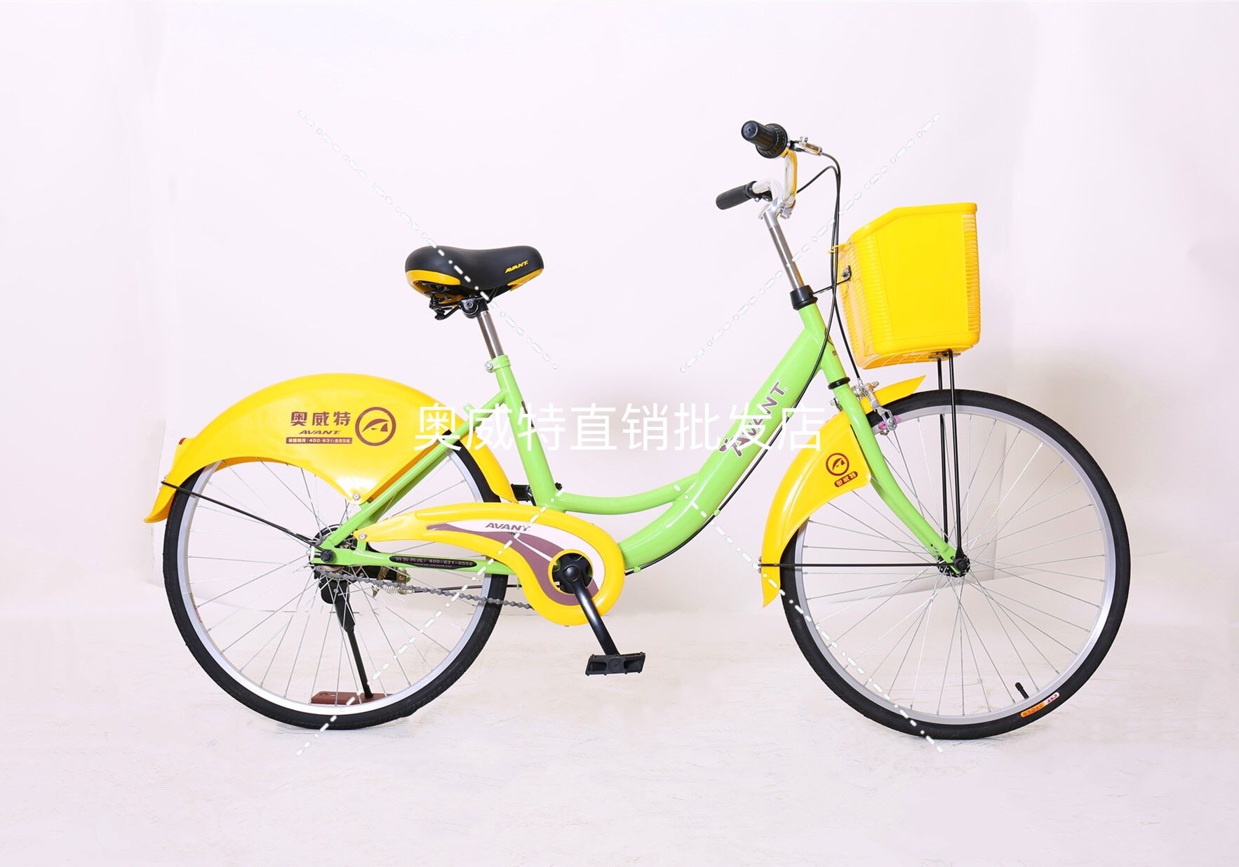 24 inch 22 inch Aovit light car recreational bicycle advertising car city bus