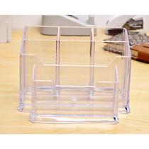 Fuqiang combination pen holder FQ568 pen holder multifunctional transparent office pen holder rich plastic pen box pen barrel