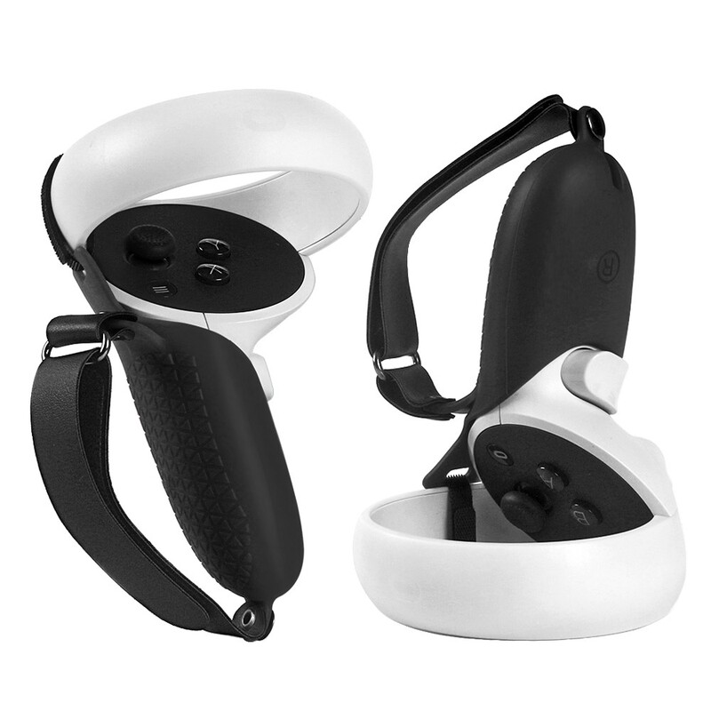 Gomrvr Is Suitable for Oculus Quest 2 Controller Silicone Strap Protective Cover, Anti-Collision, Anti-Fall, Does Not Block Signals