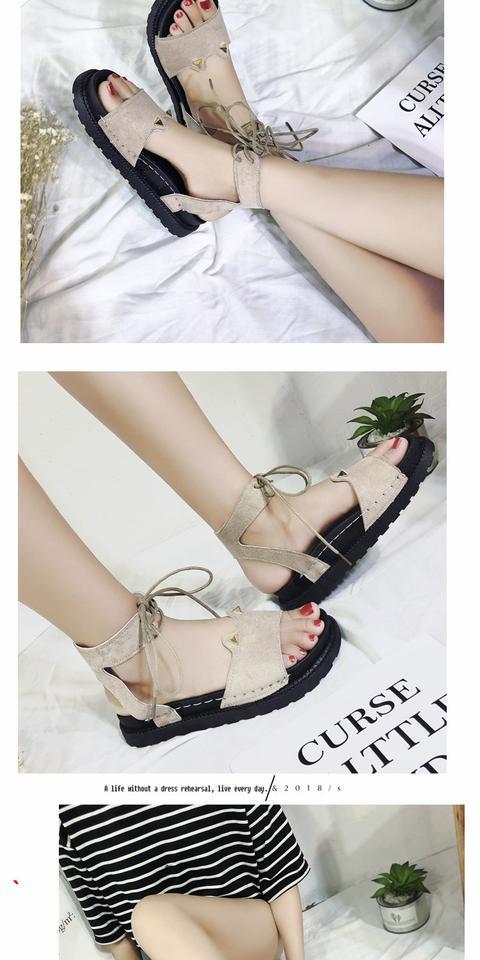 Học sinh dép nữ mùa hè 10 trẻ em lớn thời trang 11 cô gái 12 trực tuyến 13 giày đi biển bình thường 15 tuổi giày sandal nữ Vento