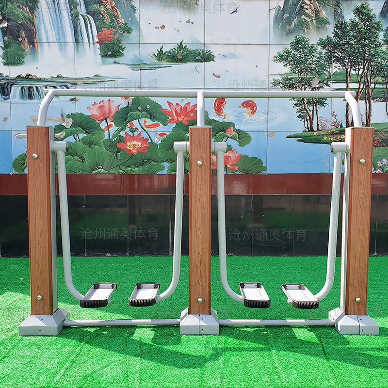 Outdoor Plastic Wood Fitness Equipment Community Square Park Community Outdoor Sports Paths Exercise Sleeve Space Walking Machine