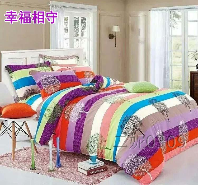 Cũ thô bông Single Double 1.5 / 1.8 Khăn mảnh duy nhất của dày bông vải giường ba mảnh - Khăn trải giường ga giuong dep