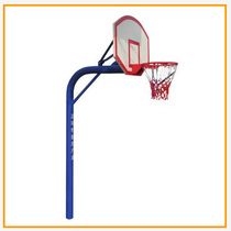 Outdoor standard underground leisure and entertainment fixed basketball hoop sports equipment manufacturer directly supplies childrens glass basketball hoop