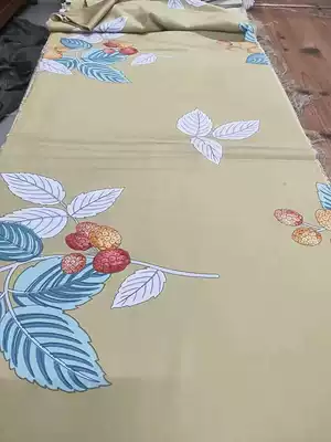 Pure cotton new printed cartoon long strip tencel fabric hand-spliced bedding sheets quilt cover weighing Jin