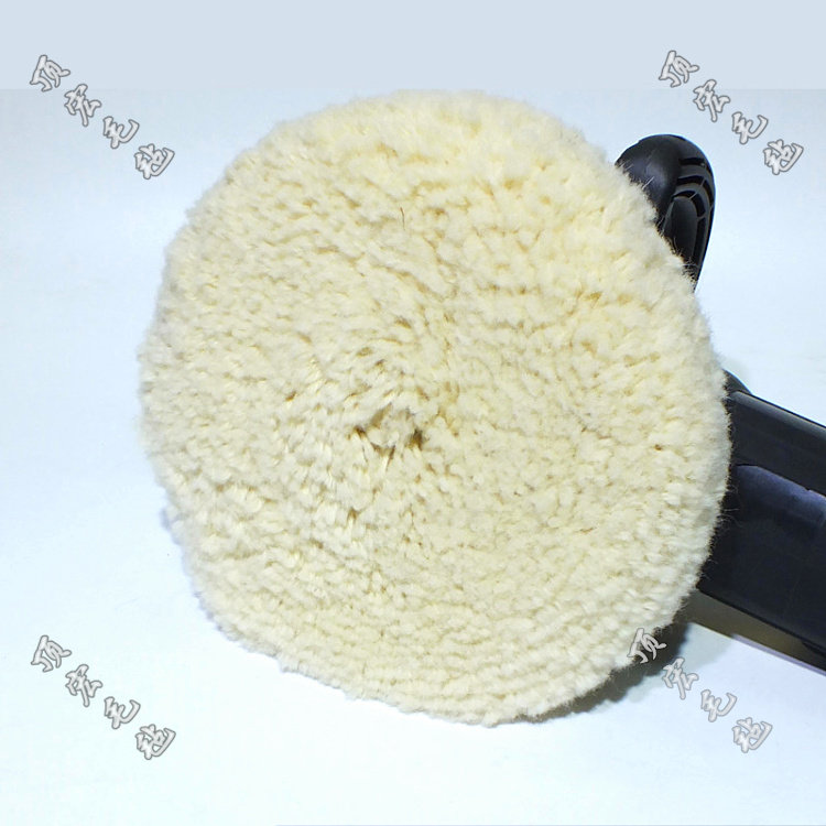 Car Beauty Polished Ball Disc Polished 7 Inch Wool Wire Polished Disc Lacquered Surface Mirror Goat Hair 180mm Self-adhesive